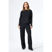 Garcia GE50002 femme Pantalon, L, Noir, Regular fit