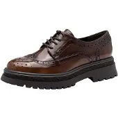Tamaris , modèle m2361945, chaussures bateau pour femmes en marron, taille 42