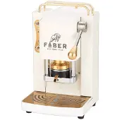 Faber Machine à café automatique/manuelle à dosettes 1,3L 15 bar Blanc Acier inoxydable