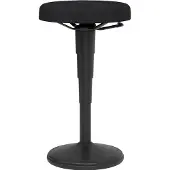 Hammerbacher Tabouret debout, 55-81cm, noir (55 - 81 cm)