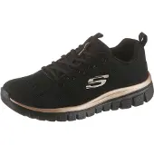 SKECHERS Baskets basses 'Graceful - Get Connected' noir
