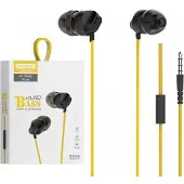 Somostel Casque Universel Jack 3.5 Inch Jaune Intra-Auriculaire Sms-Cs04 Sound Bass