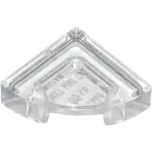 LEGO 1x1 Carreaux coin rond 25269 - 250 pièces Trans - Transparent