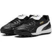 Puma Chaussures De Football King Top Tt Unisexe, Chaussures, Noir/Blanc/Doré, 45