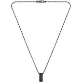 BOSS Chaîne en acier noire pour homme Candor 1580750