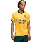 Puma Ac Milan 25/26 Replica Third Short Sleeve T-shirt Jaune S Homme