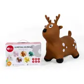 Bo Bo. Jumping Animal Deer Marron