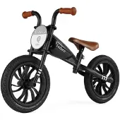 Q-Play Vélo Sans Pédales Pour Enfant - - Feduro Noir 12" - 17 Unités - 1 Kg - Nourrisson - 54x83x40 Cm - Multicolore