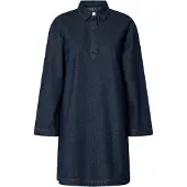 Pieces Kenya Long Sleeve Short Dress Bleu L Femme