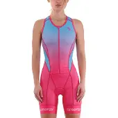 Synergy Pro Sleeveless Trisuit Rose L Femme