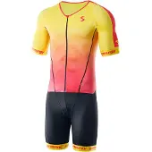 Synergy Pro Short Sleeve Trisuit Jaune S Homme