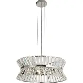 Searchlight Uptown 7Lt Pendant - Convertible en Semi -Flush, Chrome avec