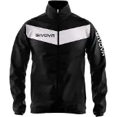 Givova Veste de sport Rain Nero-rosso Noir - M