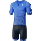 Synergy Pro Short Sleeve Trisuit Bleu L Homme