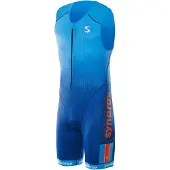 Synergy Elite Sleeveless Trisuit Bleu L Homme