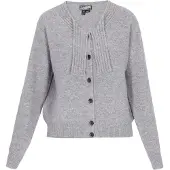 Dreimaster Cardigan gris chiné