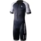 Synergy Elite Short Sleeve Trisuit Bleu L Homme