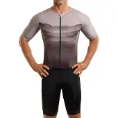 Synergy Pro 2.0 Short Sleeve Trisuit Gris L Homme