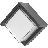 Nova Luce Applique murale design Max carré gris