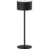 Enovalite Lampe de table à LED rechargeable, ELED700400, EEK : D dimmable, CCT, noir