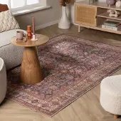FRAAI Tapis oriental – Liva Herati Bleu | 190x290cm | Rectangulaire | Tissage plat