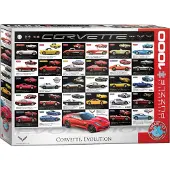 Eurographics Puzzle Evolution de la Corvette 1000 pièces
