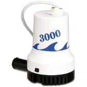 Eneroid Pompe submersible marine BLANKO 3000GPH 12 V DC (Pompe de jardin)