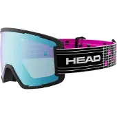 Head - Masque de ski photochromique - Contex Photo Vis en Silicone - Taille M - Noir