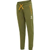 Hummel Pantalon de sport jaune / olive / blanc