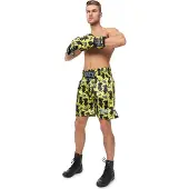Benlee Herren Boxhose PANTHER BOXING Jaune/Noir/Bleu XXL