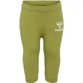 Hummel Leggings olive / blanc