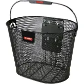 Klickfix Oval Plus Front Basket 18l Noir