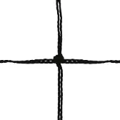 Emdé Regulatory Twisted Pe Double Mesh 3x2x1 M Goal Net Argenté