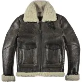 Helstons Bombardier Thunder Leather Jacket Marron XL Homme