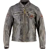 Helstons Veste en cuir moto Ace 10Ans, marron, XL
