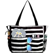INF Sac de plage pliable pour femme