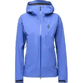 Black Diamond W Highline Stretch Shell, 4063 Clean Blue, XS,