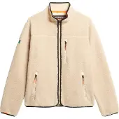 Superdry Veste en polaire beige / noir
