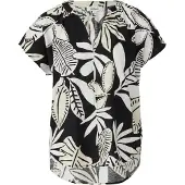s.Oliver Chemisier noir / blanc