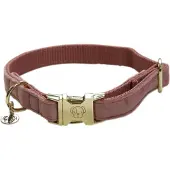 Kentucky Velvet Dog Collar Rose 25-38 cm