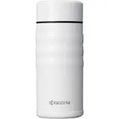 Kyocera MB-12S WH Travel Mug with Twist Top, Stainless Steel, 12 Ounces, Pearl White