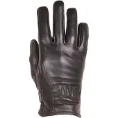 Helstons Cream Woman Leather Gloves Noir 9 Femme