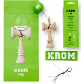 Krom Kendama Pop Lol Lime Green - - Jeu d'équilibre pour enfant - Mixte