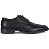 Geox Chaussures à lacets GLADWIN, cuir lisse, noir, homme