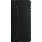 Evelatus Book case Xiaomi Poco M7 Book Case Folio Black (Xiaomi Poco M7 Pro), Coque pour téléphone portable, Noir