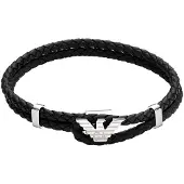 Emporio Armani Bracelet noir / argent
