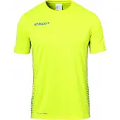 Uhlsport Score Short Sleeve Set Jaune,Bleu 2XL Homme