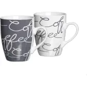 Flirt by R&B 6x Tasse à café 'Cornello grey, Tasse, Gris