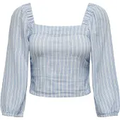 ONLY T-shirt à Manches 3/4 Caro Bal Linen
