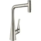 Hansgrohe Metris Select M71 Mitigeur de cuisine 320, douchette extractible, 2 jets, 73820800